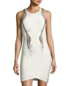 Racerback Embellished Tank Dress