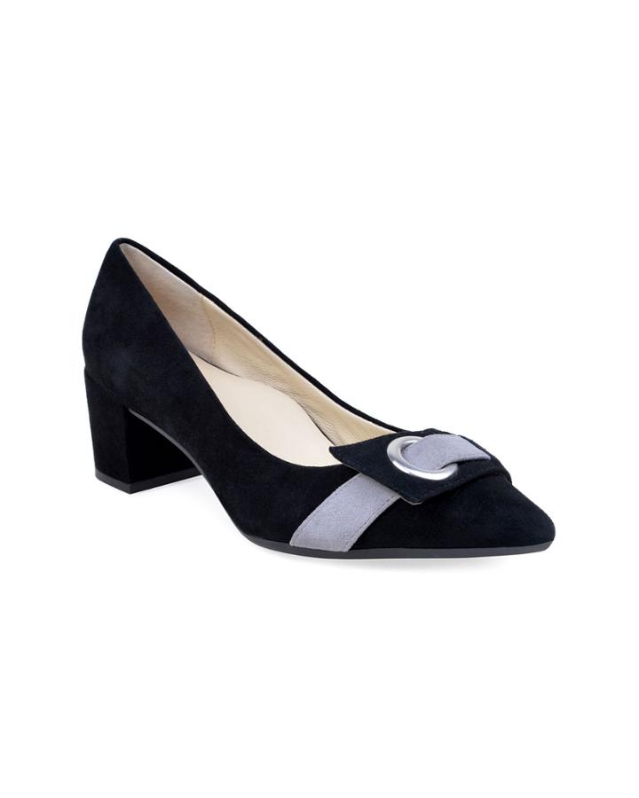 Fritzi Suede Block-heel Pumps