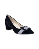 Fritzi Suede Block-heel Pumps