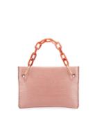 Chill Mock-croc Clutch Bag