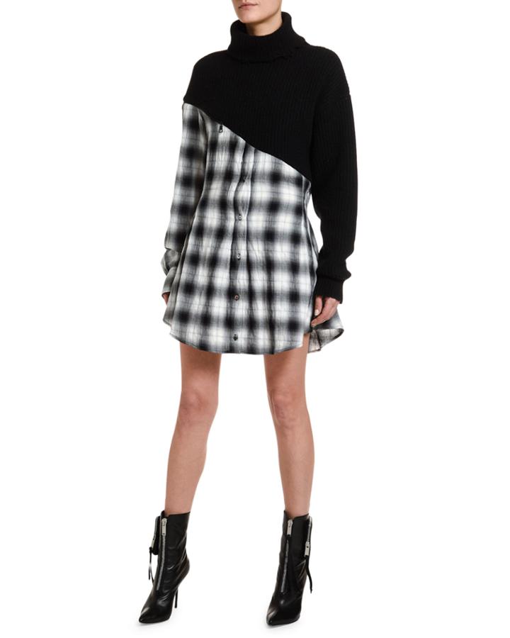 Wool-cashmere Hybrid Plaid
