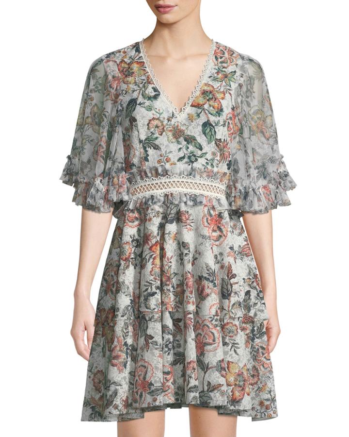 Belle Floral-print Dress