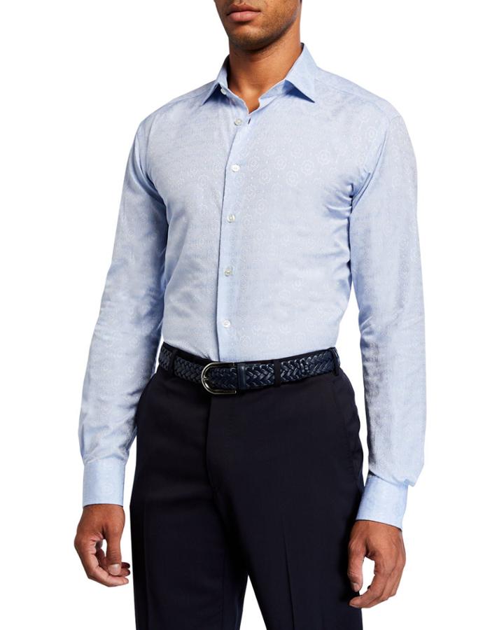 Men's Tile Jacquard Cotton