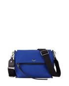Mayfair Nylon Crossbody Bag, Blue