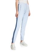 Side-stripe French Terry Pull-on