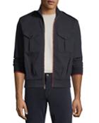 Men's Contrast-trim Track Jacket