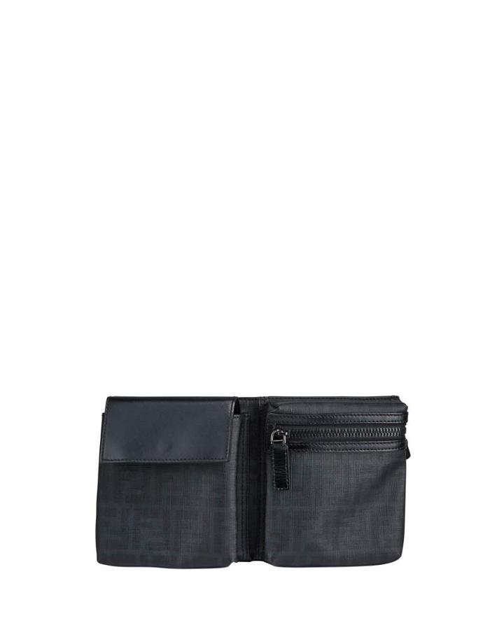 Canvas Logo Waist Pouch Bag