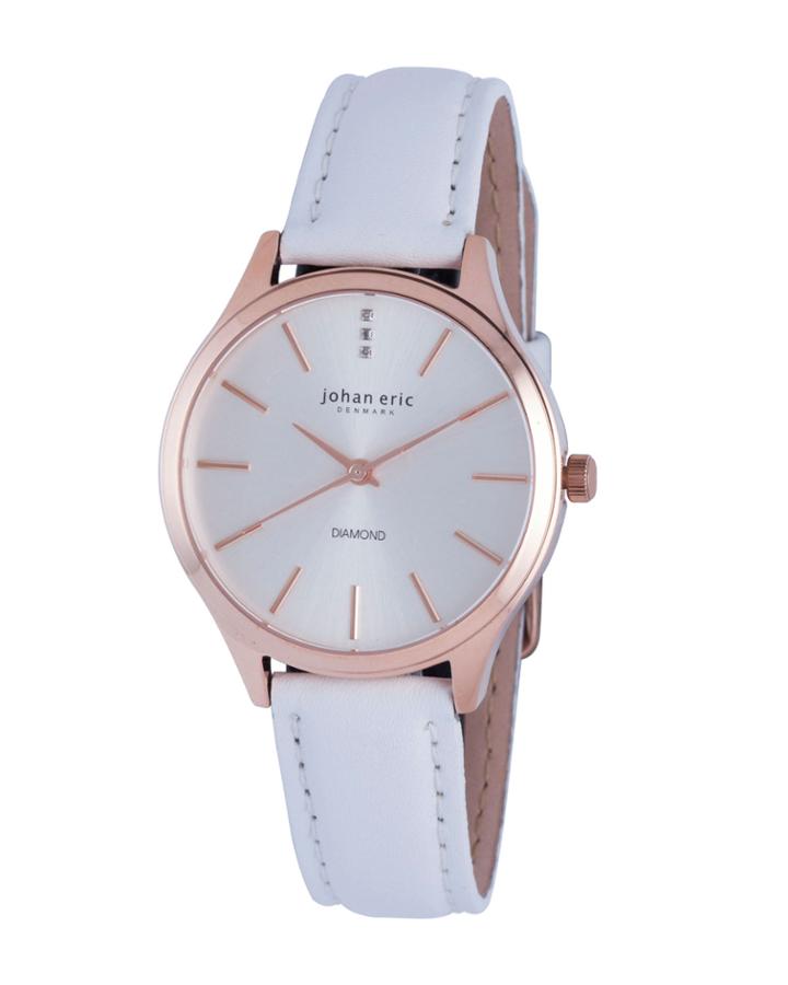 Herlev Quartz Diamond White Leather