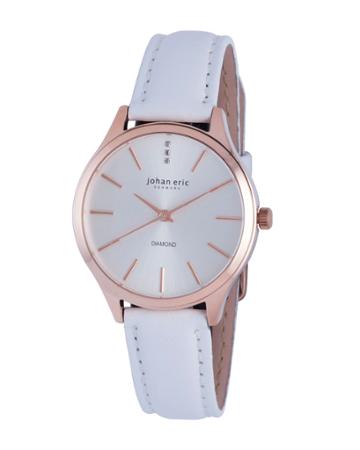 Herlev Quartz Diamond White Leather
