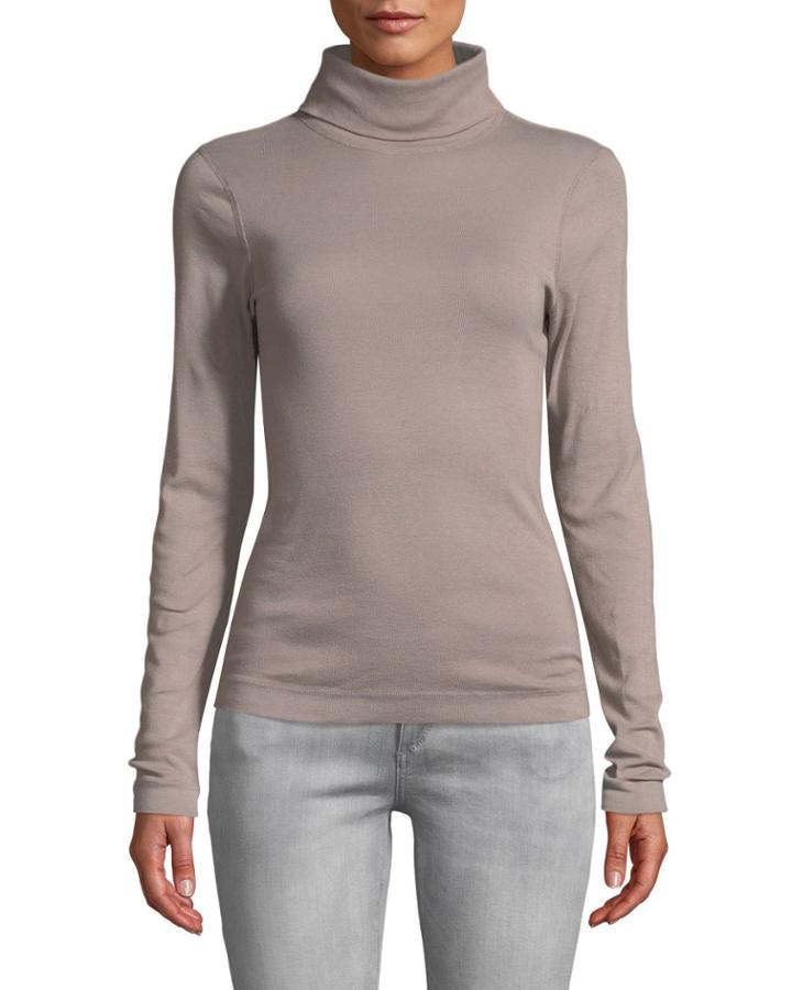 Long-sleeve Turtleneck Tee