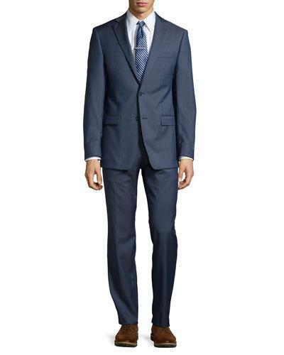 Trim-fit Two-button Wool Two-piece