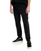Men's Fleece Jogger Pants W/ Studded