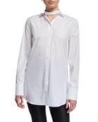 Bubble-hem Button-down