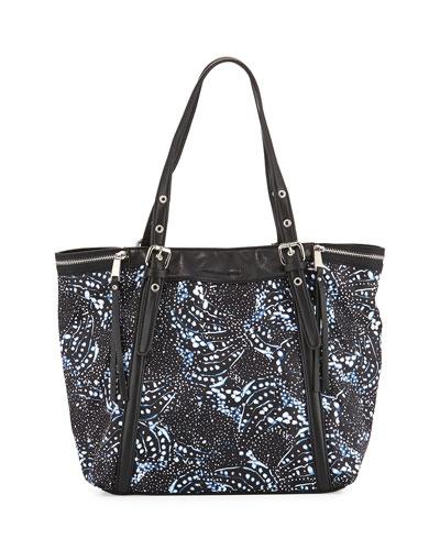 Piper Printed Tote Bag, Tiger