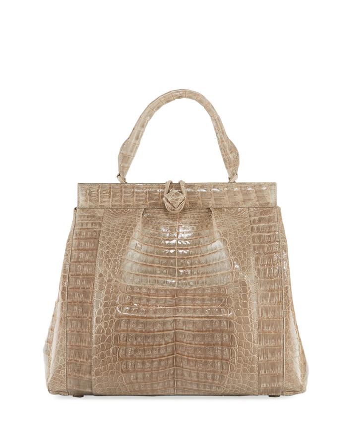 Crocodile Large Pleated