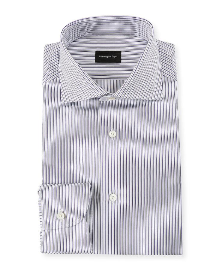 Men's Multi-stripe Cotton Dress