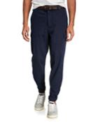 Men's Long Canvas Cargo Trousers