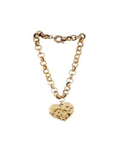Golden Heart Pendant Necklace