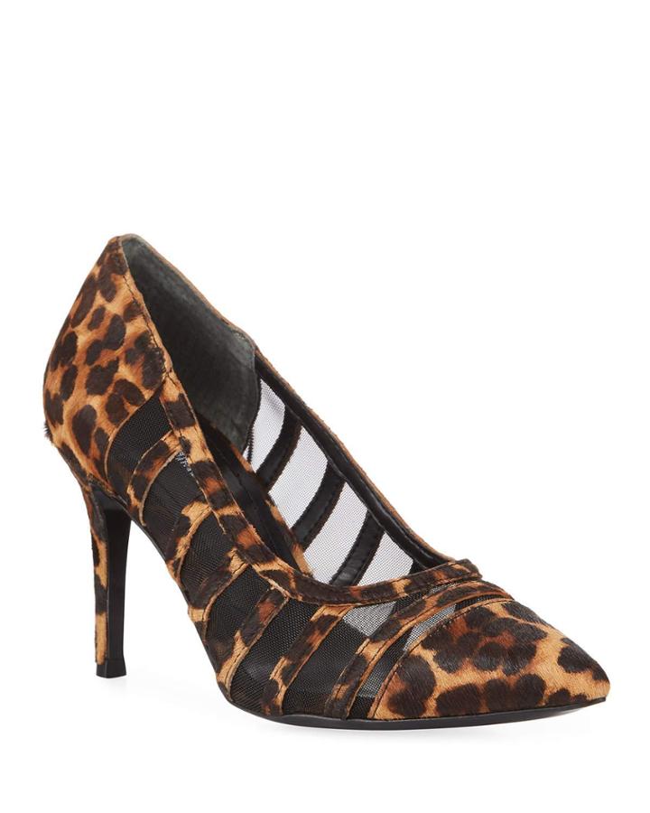Vane Leopard-print Sheer