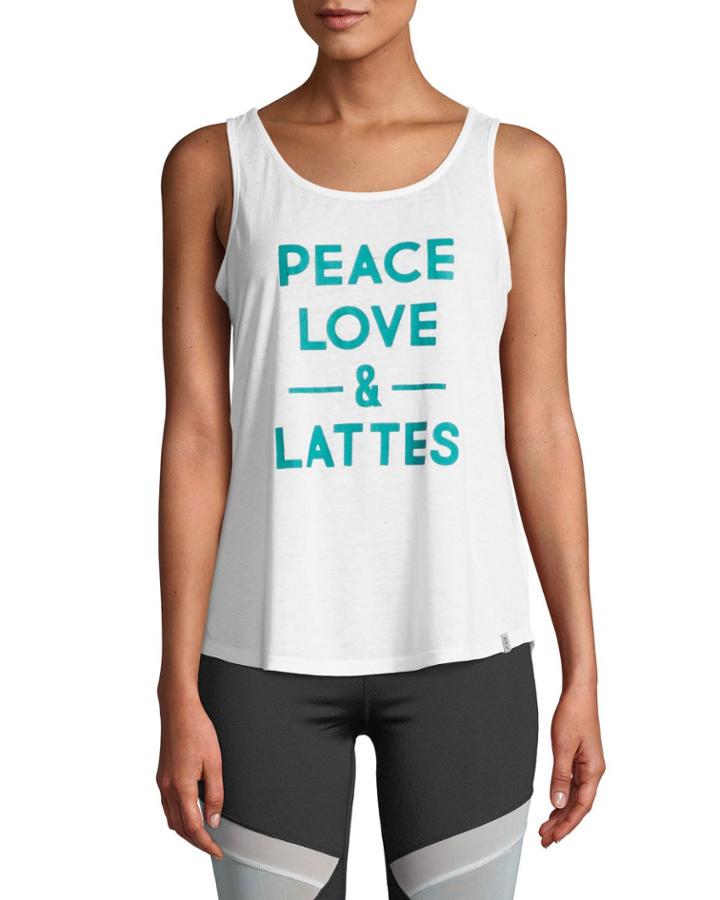 Peace, Love, Lattes Crisscross-back