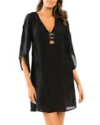 Icon 3/4-sleeve Coverup Kaftan
