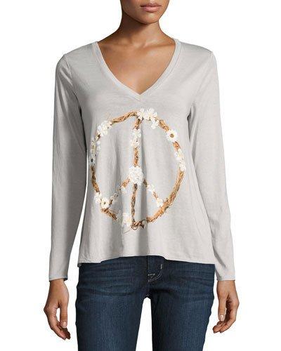 Petal Peace Sign Top,