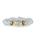 Baroque Pearl & Java Glass Beaded Bracelet