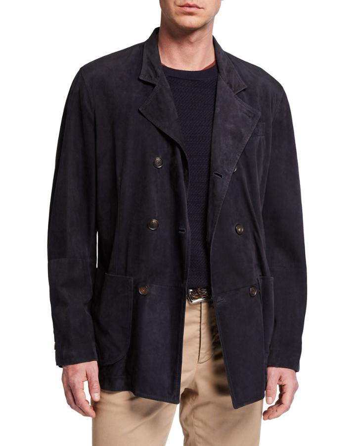 Men's 1 1/2-breasted