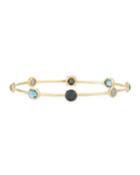 18k Gold Rock Candy 8-stone Bangle In Oceano