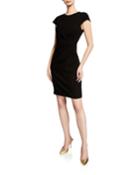 Natalia Cap-sleeve Ruched