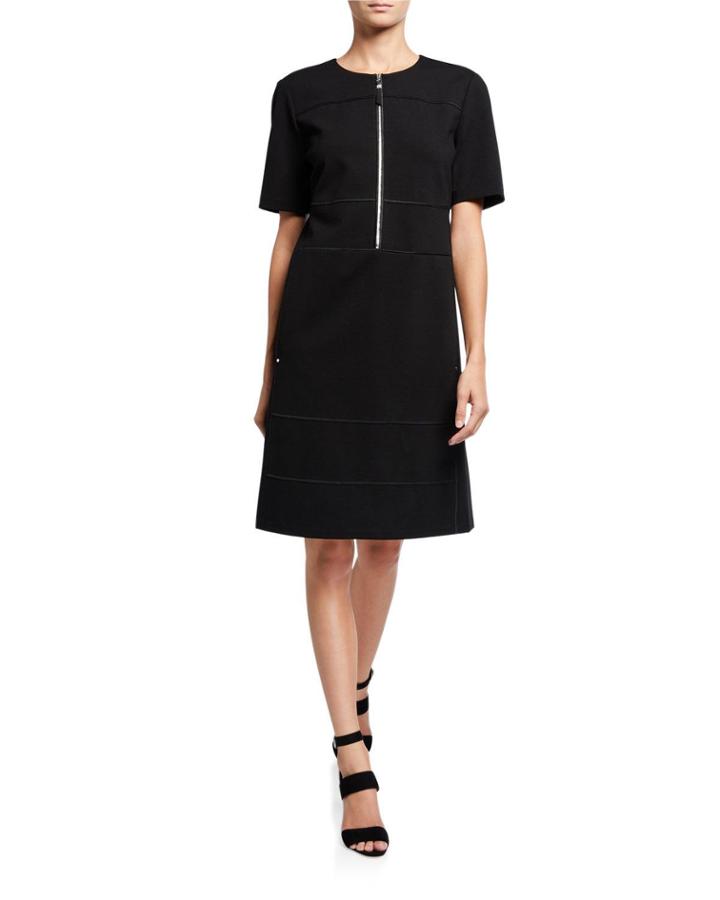 Demi Zip Front Dress