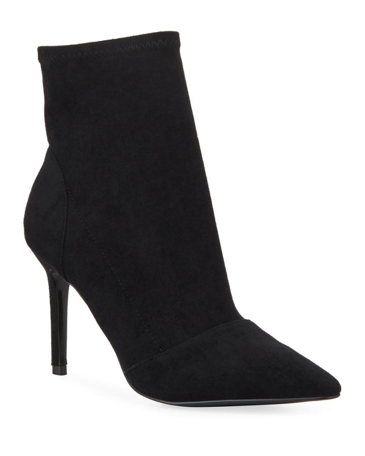 Venus Stretch Microsuede Booties
