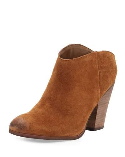 Haken Suede Mule Bootie, Rust