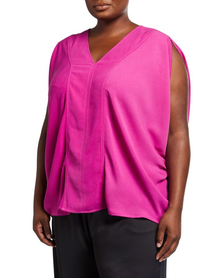 Plus Size Rima Draped Top