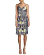 Sleeveless Floral Zebra