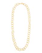 Legend 24k Gold-plated Extra Long Circle-link Necklace