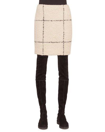 Textured Check Short Pencil