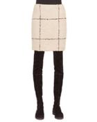 Textured Check Short Pencil