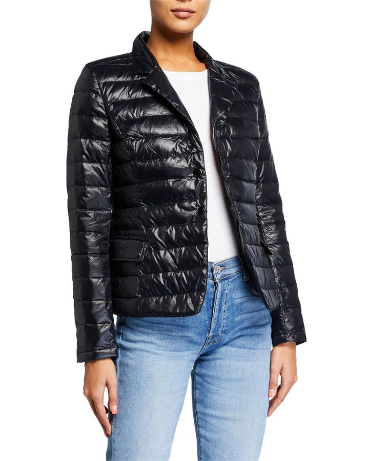 Puffer Blazer Jacket