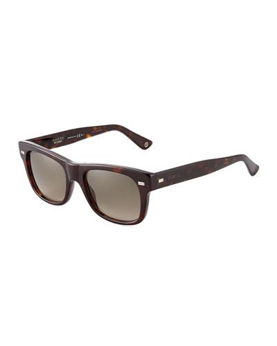 Plastic Square Havana Frames
