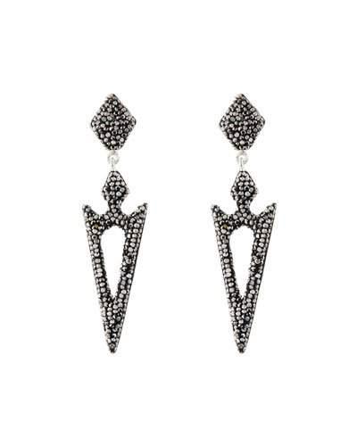 Meteorite Ilume Crystal Dagger Drop Earrings