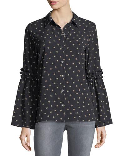 Kyle Button-front Blouse