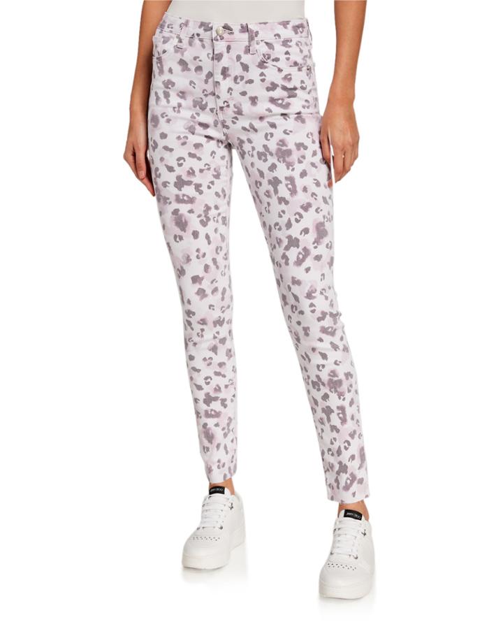 The Charlie Printed Ankle Cut Hem Jeans