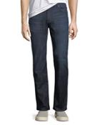 The Straight Jeans W/ Light Whiskering