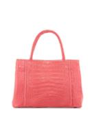 Nancy Gonzalez Small Sectional Crocodile Tote Bag, Pink, Women's