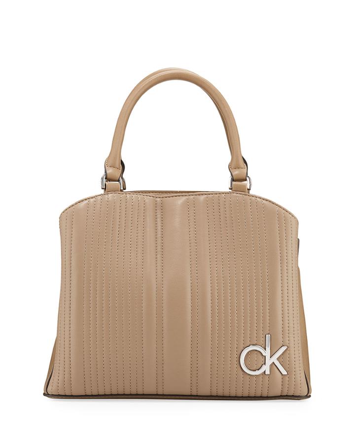 Quilted Leather Top-handle