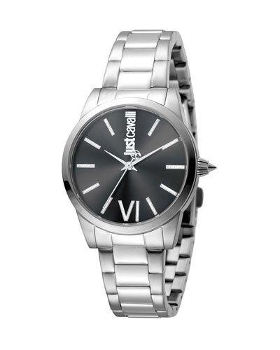 32mm Relaxed Velvet Bracelet Watch, Black