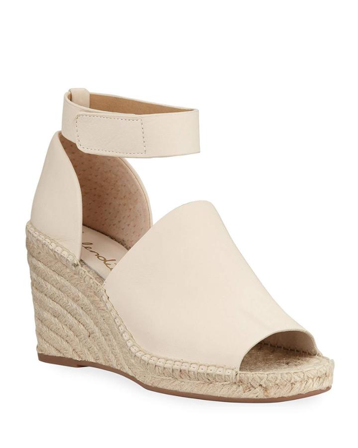 Skylar Leather Ankle-strap Espadrilles