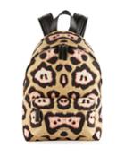 Antigona Jaguar-print Backpack