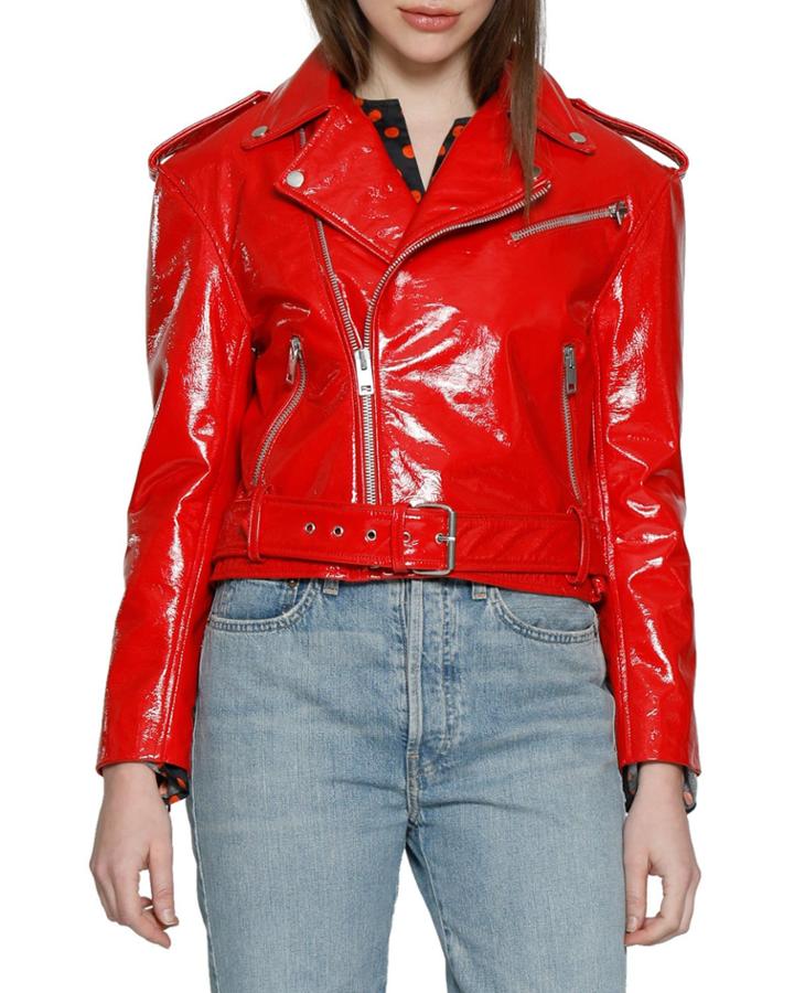 Chrystal Buckle Leather